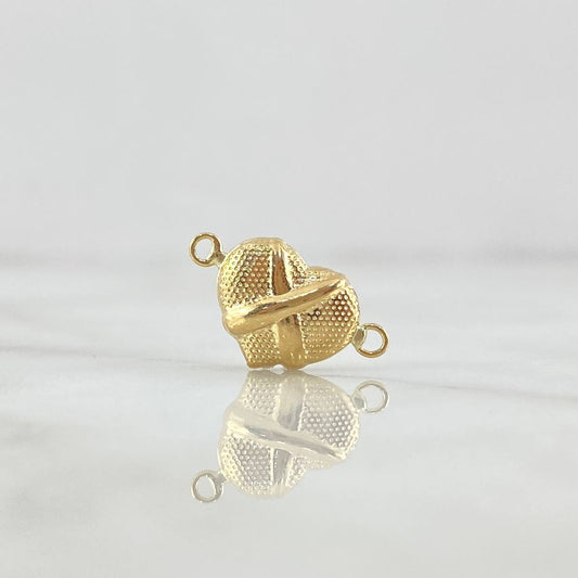 Herraje Corazon 0.6gr / 1.7cm / Oro 18K