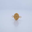 Herraje Sagrado Corazon 0.45gr / 1.4cm / Doble Faz Virgen Del Carmen Troquelado Oro Amarillo 18K &