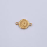 Herraje Angel De La Guarda 0.55gr / 1.6cm / Troquelado Oro Amarillo 18K &