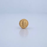 Herraje Virgen Guadalupe 0.55gr / 1cm / Tambor Oro Amarillo 18K &