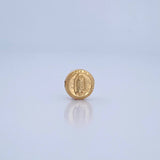 Herraje Virgen Guadalupe 0.4gr / 0.8cm / Tambor Oro Amarillo 18K &