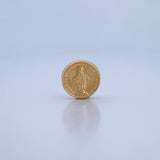 Herraje Virgen Milagrosa 0.75gr / 1.3cm / Tambor Oro Amarillo 18K &