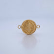 Herraje San Benito 1.6gr / 2.4cm / Troquelado Oro Amarillo 18K &