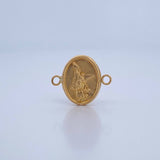 Herraje San Miguel Arcangel 0.9gr / 2cm / Troquelado Oro Amarillo 18K &