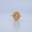 Herraje San Miguel Arcangel 1.05gr / 2cm / Troquelado Oro Amarillo 18K &
