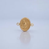Herraje San Miguel Arcangel 1.05gr / 2cm / Troquelado Oro Amarillo 18K &