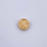 Herraje San Miguel Arcangel 0.5gr / 1cm / Tambor Oro Amarillo 18K &