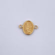 Herraje San Miguel Arcangel 0.55gr / 1.5cm / Troquelado Oro Amarillo 18K &