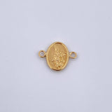 Herraje San Miguel Arcangel 0.55gr / 1.5cm / Troquelado Oro Amarillo 18K &