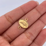 Herraje San Miguel Arcangel 0.55gr / 1.5cm / Troquelado Oro Amarillo 18K &