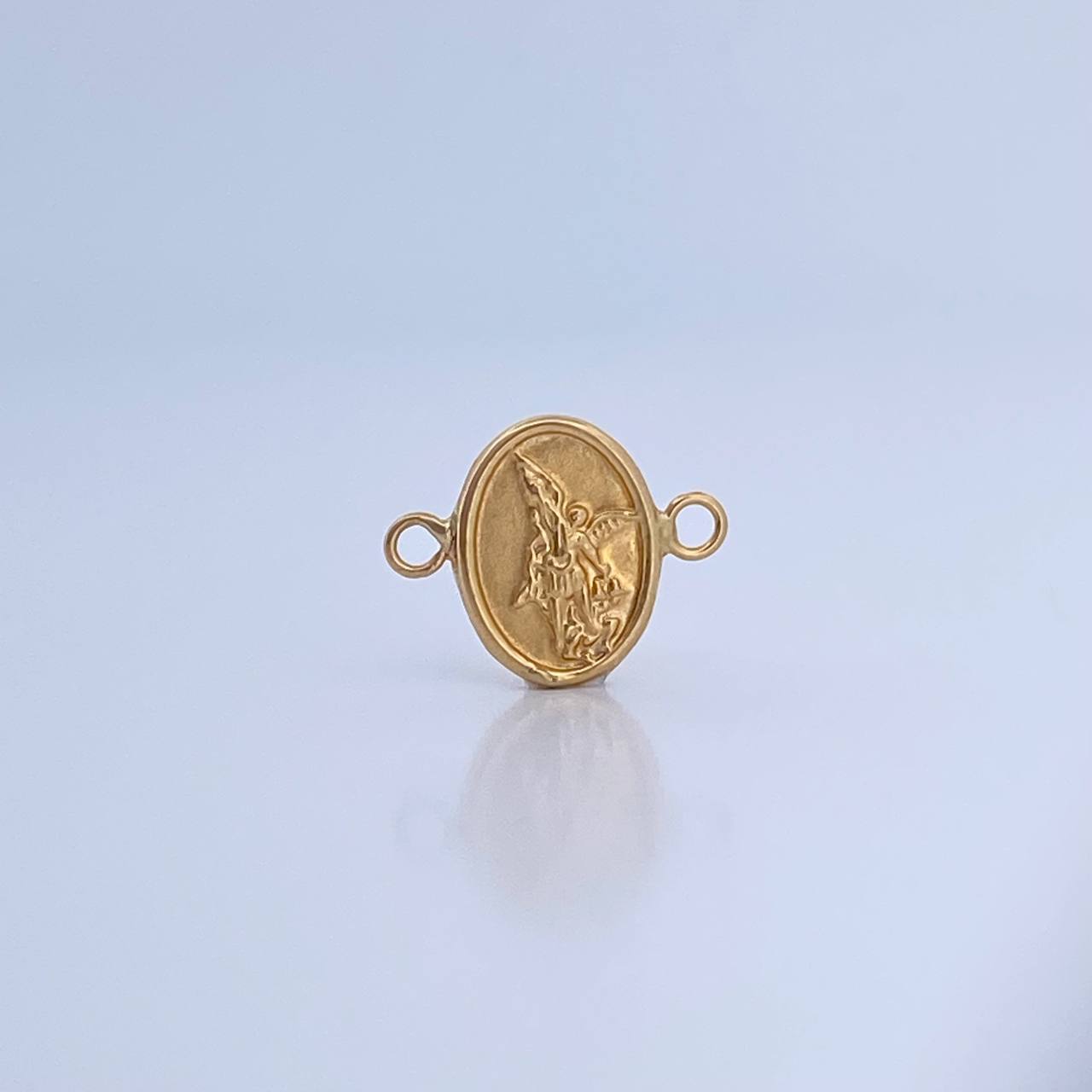 Herraje San Miguel Arcangel 0.55gr / 1.5cm / Troquelado Oro Amarillo 18K &