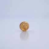 Herraje San Miguel Arcangel 0.55gr / 1cm / Tambor Oro Amarillo 18K &