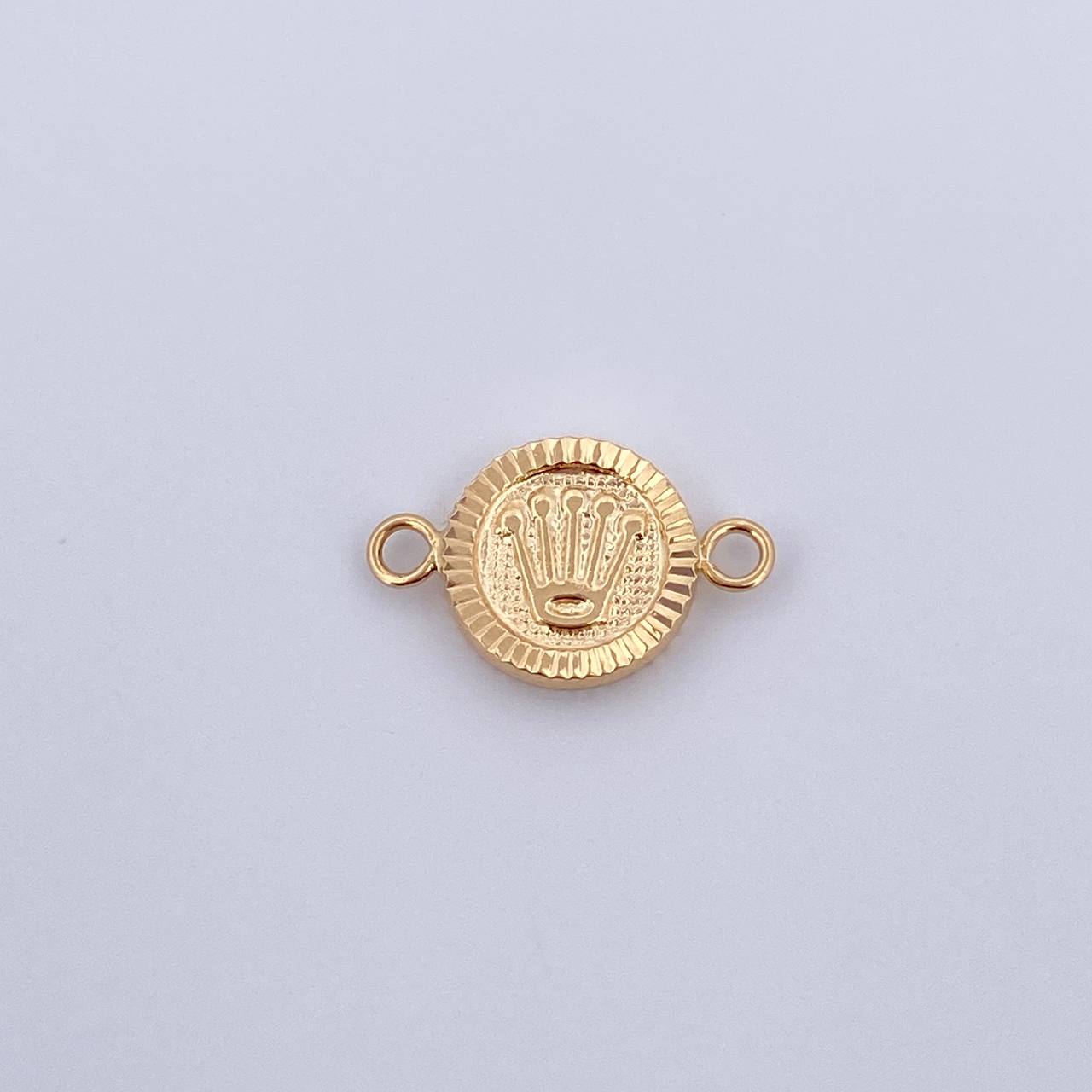 Herraje Corona RX 0.8gr / 1.8cm / Troquelado Oro Amarillo 18K &