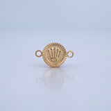 Herraje Corona RX 0.8gr / 1.8cm / Troquelado Oro Amarillo 18K &