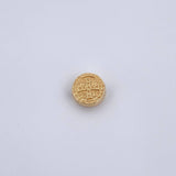 Herraje San Benito 0.4gr / 0.8cm / Tambor Oro Amarillo 18K &