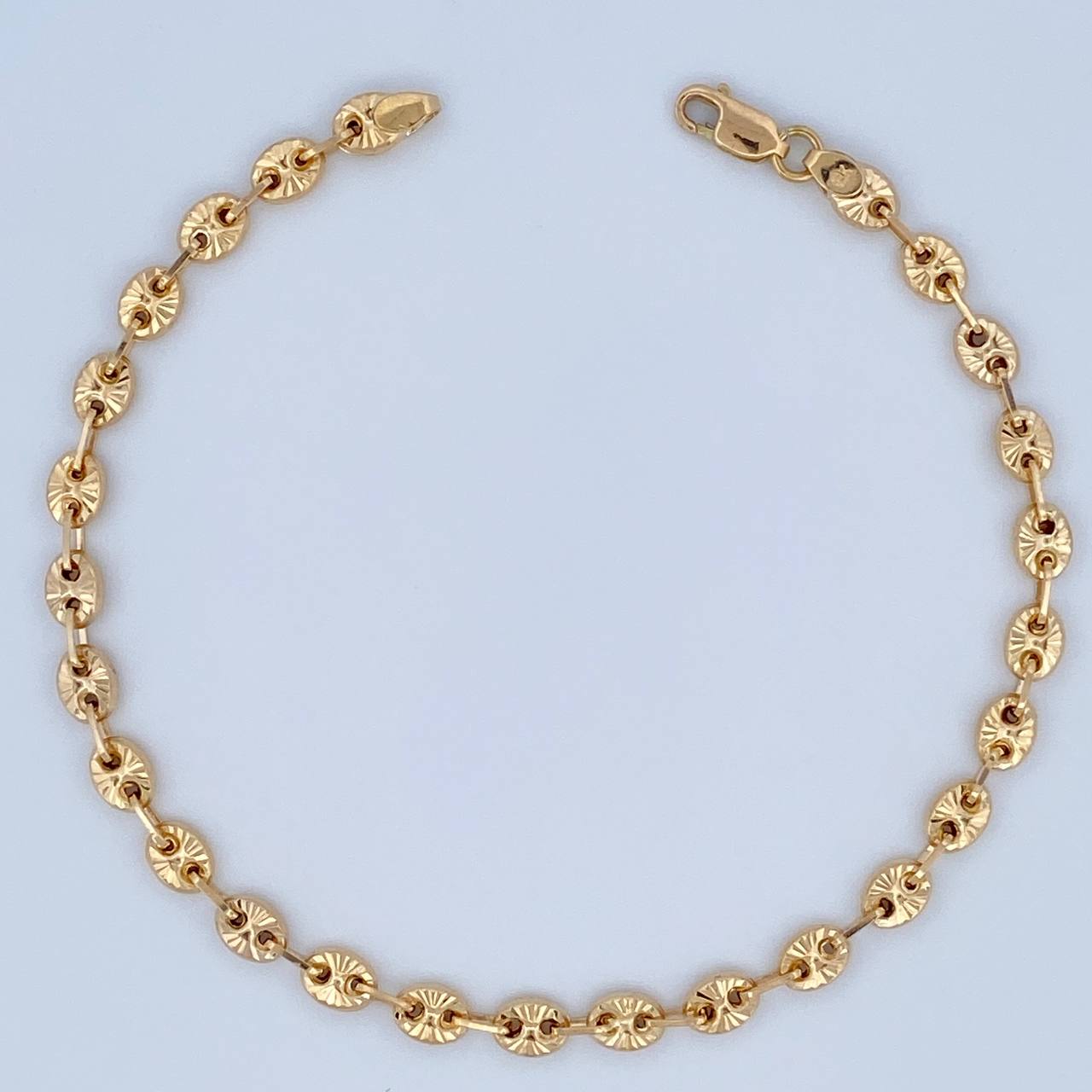 Pulso GC 5gr / 21.7cm / 4.5mm Diamantado Oro Amarillo 18K &