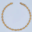 Pulso GC 5gr / 21.7cm / 4.5mm Diamantado Oro Amarillo 18K &