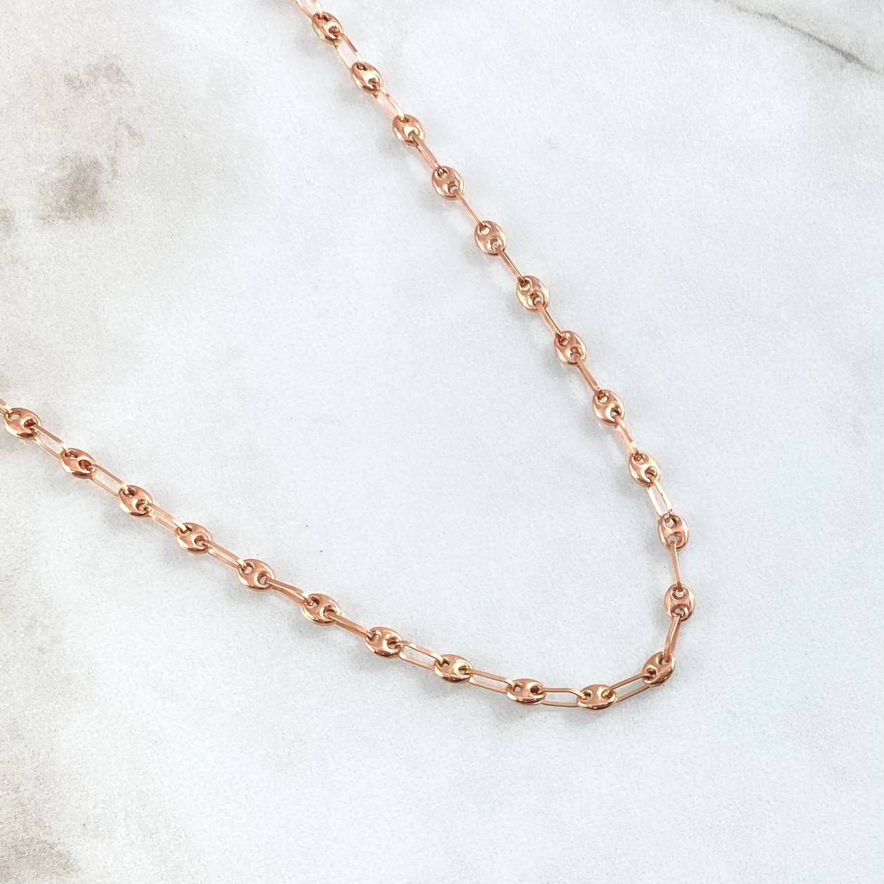 Cadena GC 5.65gr / 50cm / 3.3mm Oro Rosa 18K ©