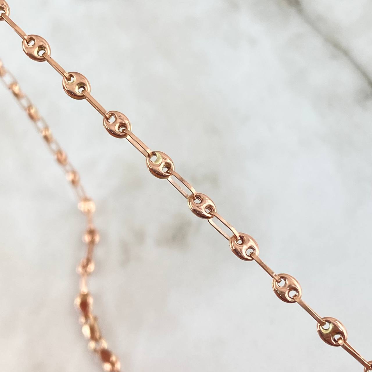 Cadena GC 5.6gr / 50cm / 3.4mm Oro Rosa 18K ©