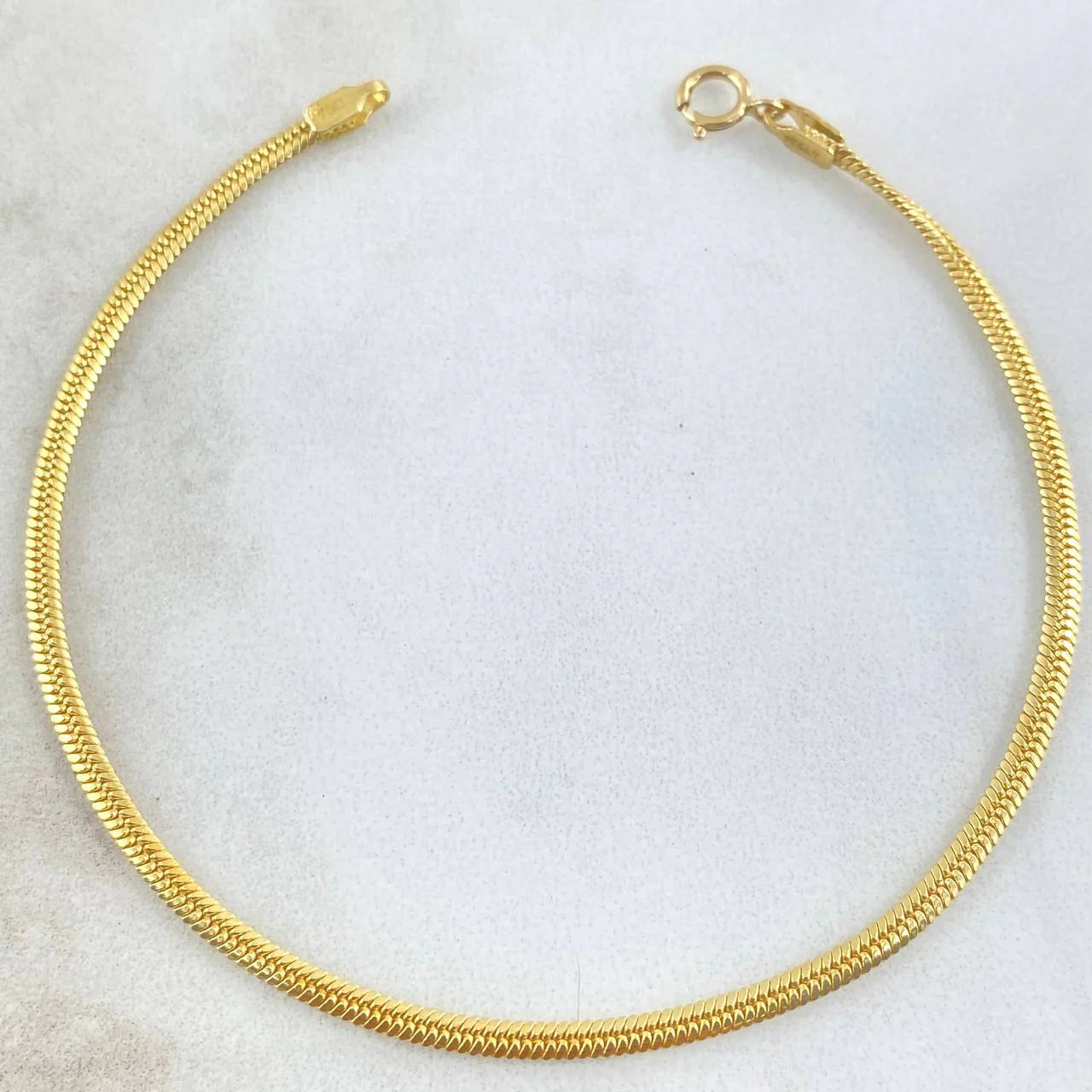 Pulso Serpiente 2 g / 18.7 cm / 2.8 mm Oro Amarillo 18K