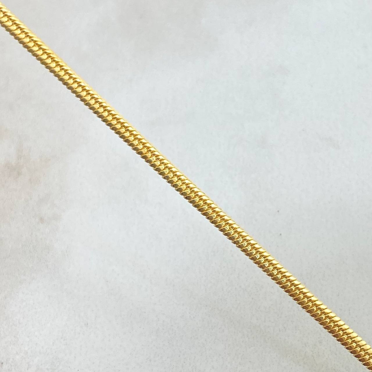 Pulso Serpiente 2.2gr / 17.5cm / +3 Oro 18K