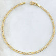 Pulso Figaro 1.4gr / 19.5cm / +1 Oro 18K