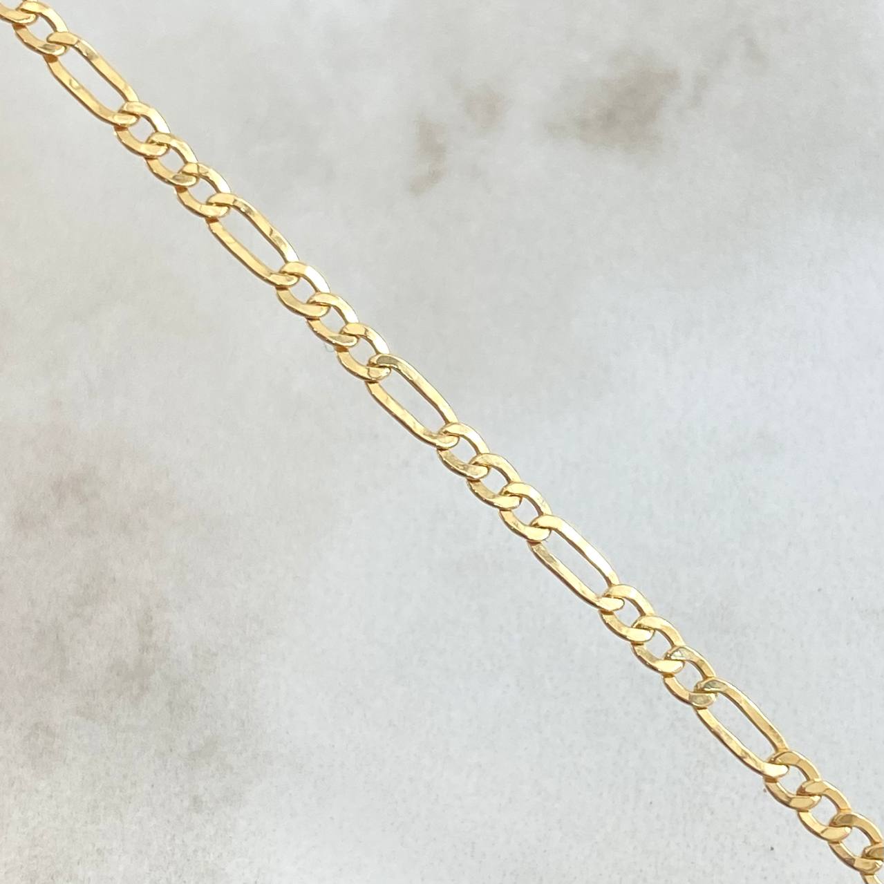 Pulso Figaro 1.4gr / 19.5cm / +1 Oro 18K