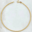 Pulso Cubana 0.75gr / 19cm / +3 Oro 18K