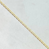 Pulso Escalera 0.85gr / 19.5cm / +3 Oro 18K