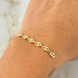 Herraje Retazo GC 0.65gr / 4.5cm / Oro 18K
