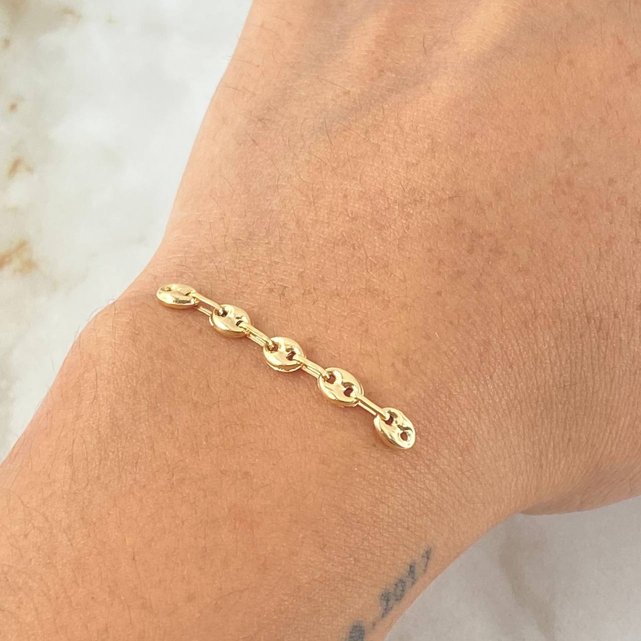 Herraje Retazo GC 0.5gr / 4cm / Oro Amarillo 18K ©