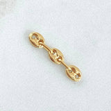 Herraje Retazo GC 0.35gr / 2cm / Oro 18K
