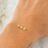 Herraje Retazo GC 0.3gr / 2cm / Oro 18K