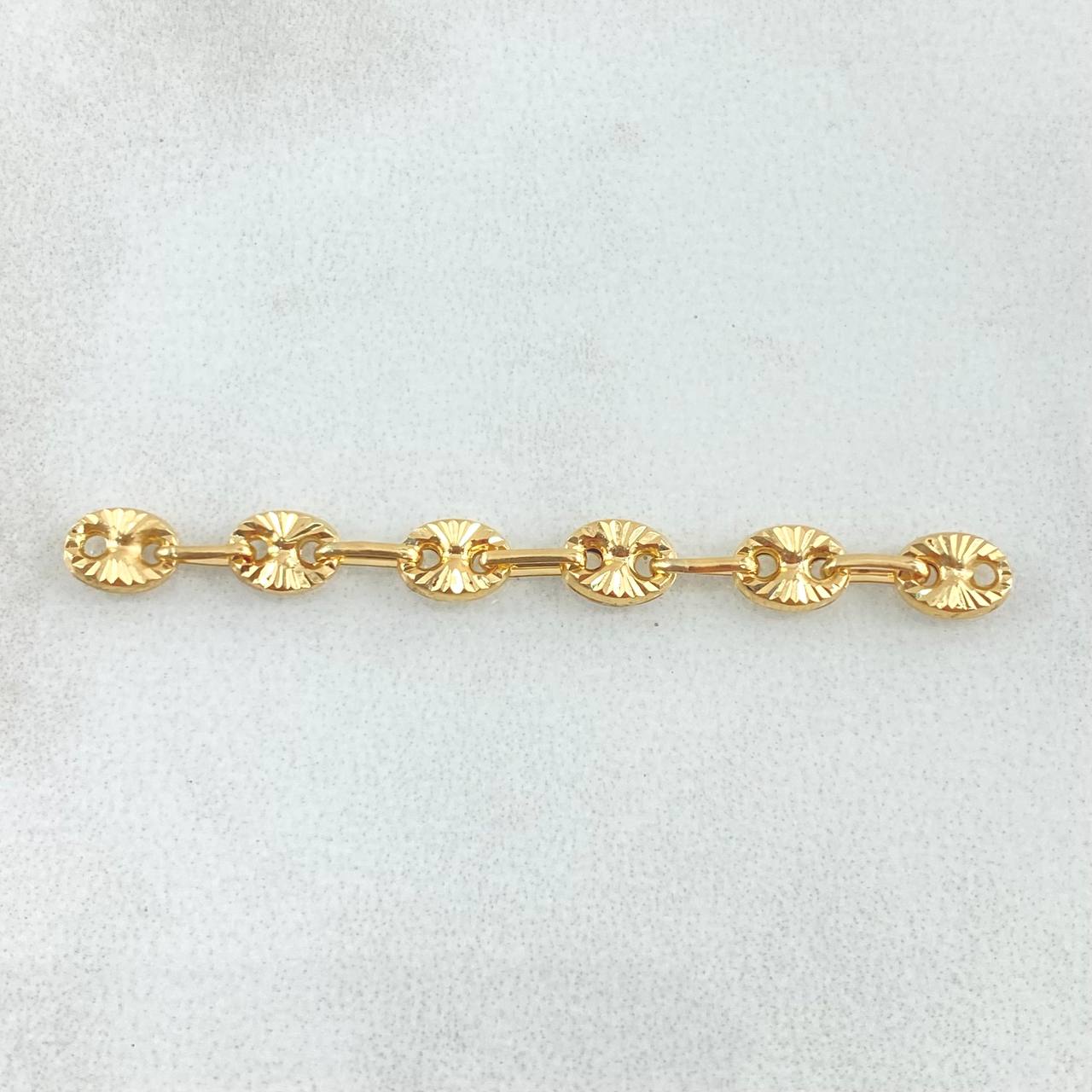 Herraje Retazo GC 0.75gr / 4.5cm / Oro Amarillo 18K