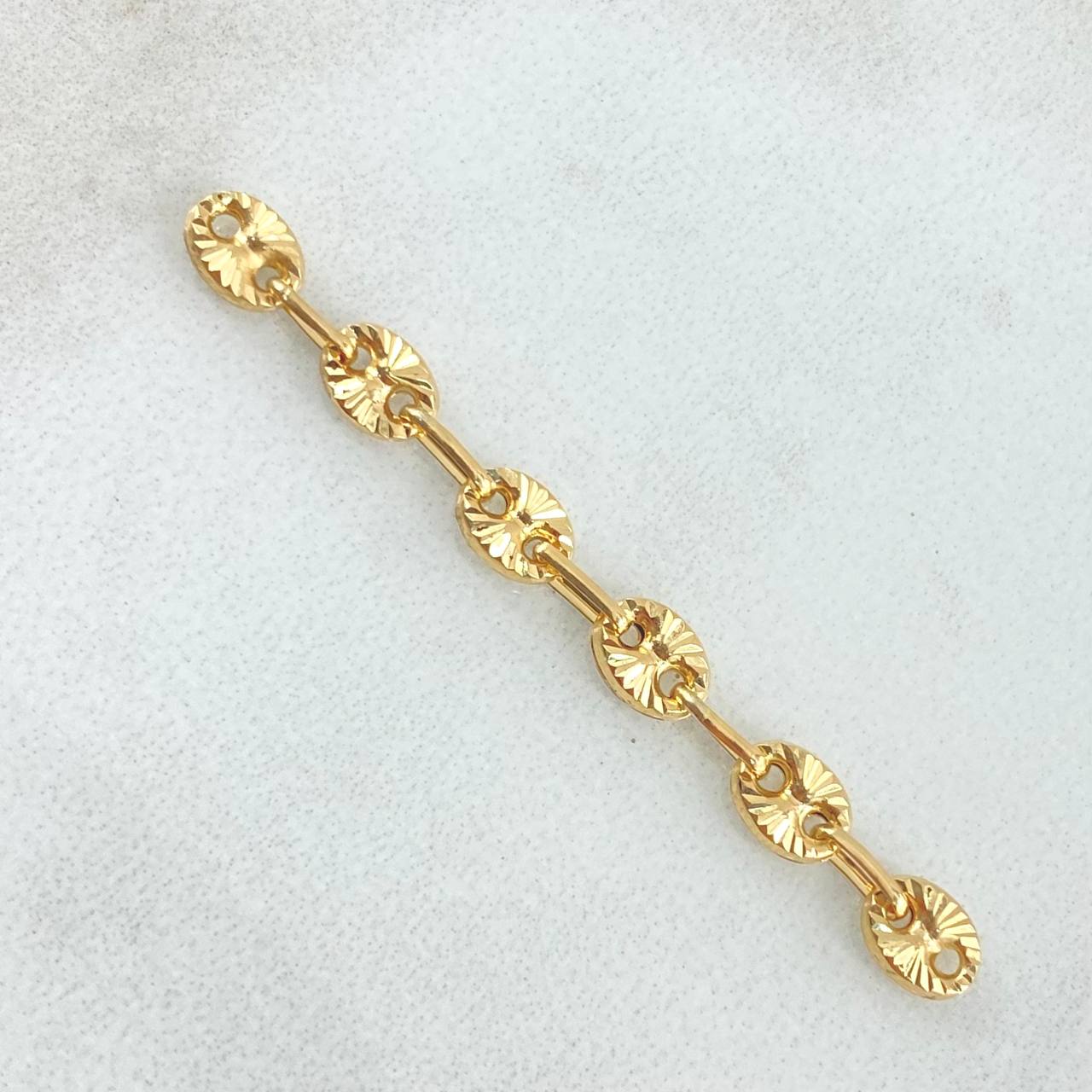 Herraje Retazo GC 0.75gr / 4.5cm / Oro Amarillo 18K