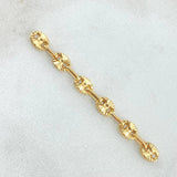 Herraje Retazo GC 0.75gr / 4.5cm / Oro Amarillo 18K