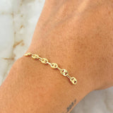 Herraje Retazo GC 0.75gr / 4.5cm / Oro Amarillo 18K