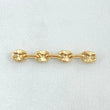 Herraje Retazo GC 4 Eslabones 0.45gr / 2.6cm / 4.2mm Oro Amarillo 18K