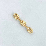 Herraje Retazo GC 0.35gr / 2.1cm / Oro 18K