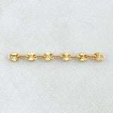 Herraje Retazo GC 0.4gr / 3.5cm / Oro 18K