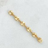 Herraje Retazo GC 0.4gr / 3.5cm / Oro 18K