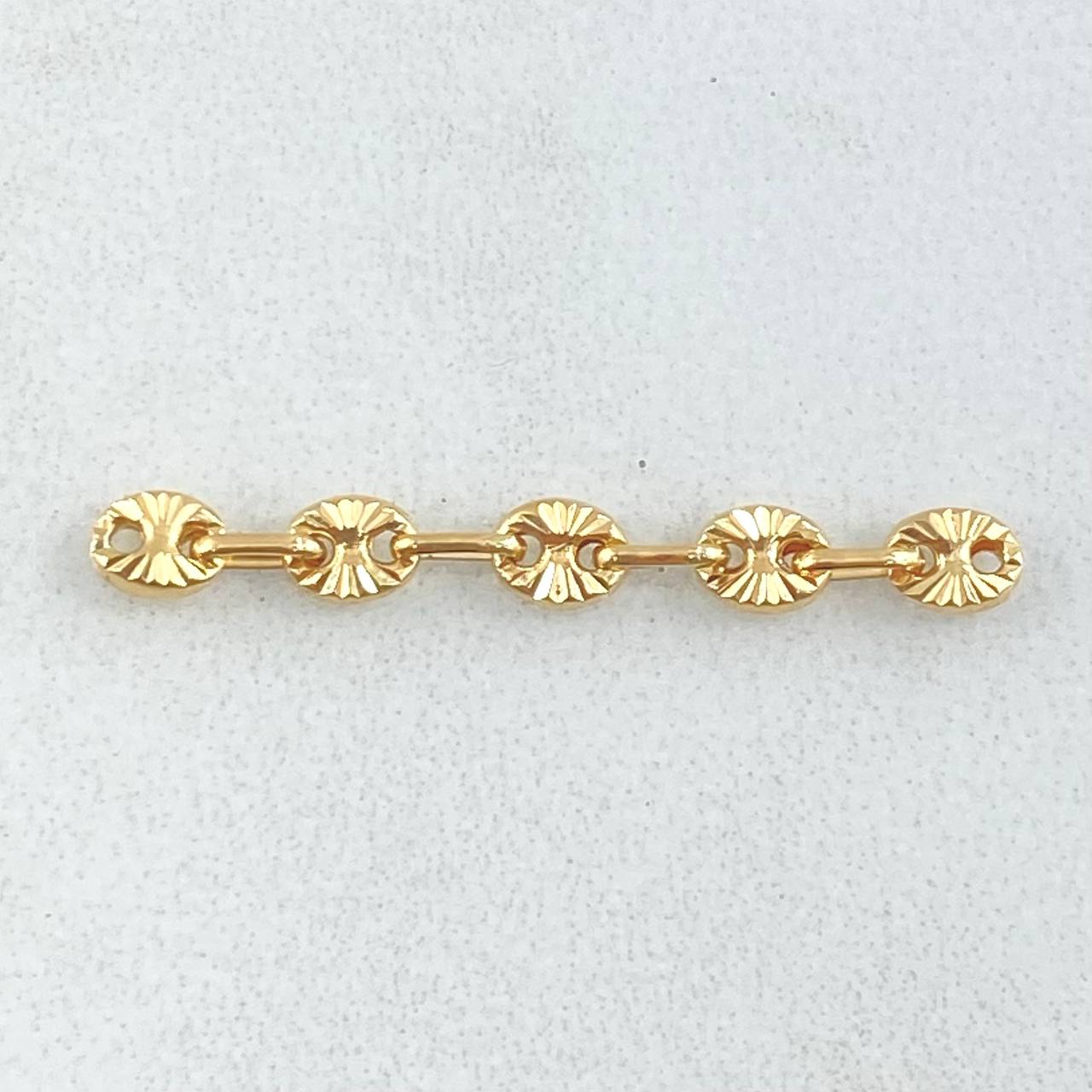 Herraje Retazo GC 0.35gr / 2.8cm / Oro 18K