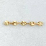 Herraje Retazo GC 0.35gr / 2.8cm / Oro 18K