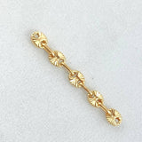Herraje Retazo GC 0.35gr / 2.8cm / Oro 18K