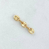 Herraje Retazo GC 3 Eslabones 0.25gr / 1.9cm / 3.4mm Oro Amarillo 18K