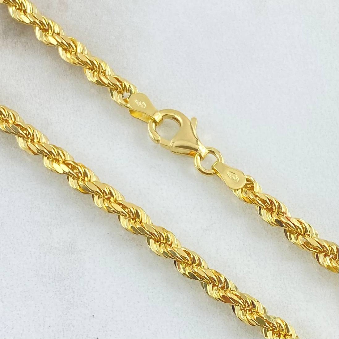 Cadena Lazo 15.55gr / 60cm / +3 Oro 18K