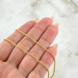Cadena Lazo 1.75gr / 50cm / +3 Oro 18K
