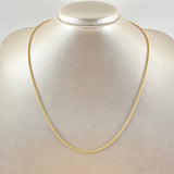 Cadena Lazo 1.85gr / 50cm / +3 Oro 18K