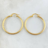 Candongas Lore 2gr / 3.3cm / Oro Amarillo 18K *
