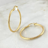 Candongas Lore 2gr / 3.3cm / Oro Amarillo 18K *